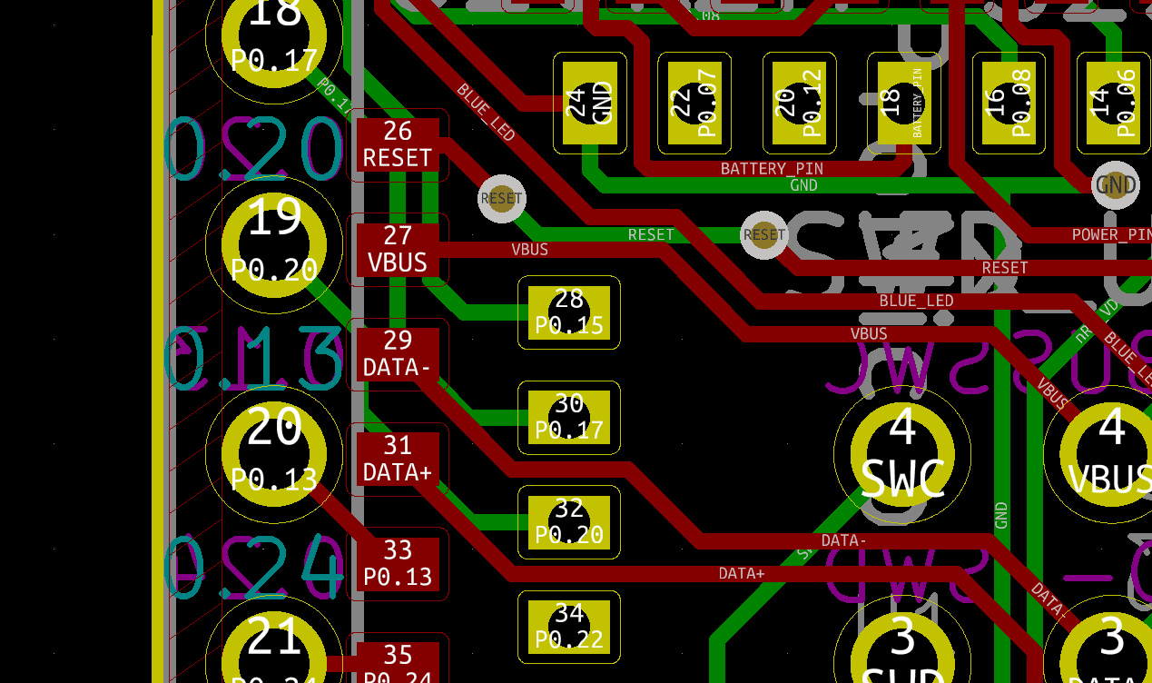 I2C пады